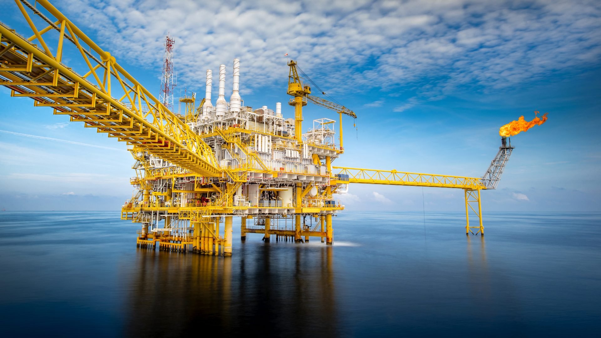 Oil Rig Landscape